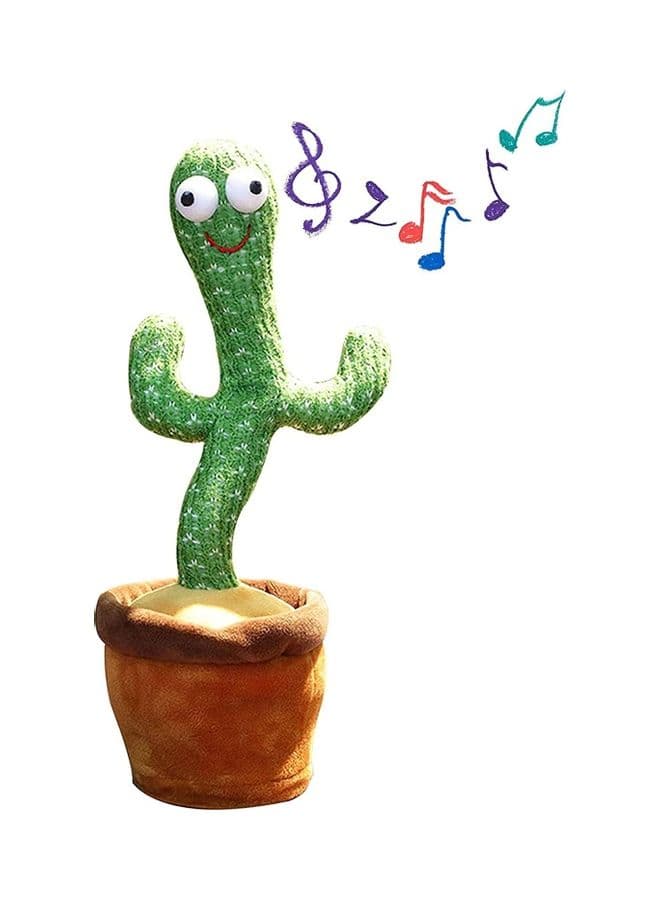 Electric Dancing Cactus Plant Stuffed Toy With Music