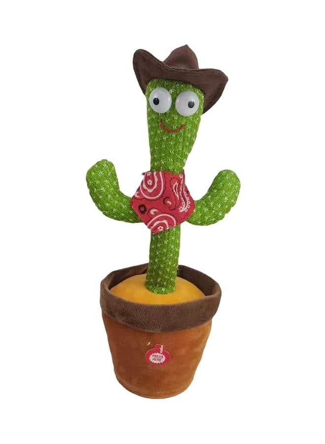 Electric Dancing Cactus Plant Stuffed Toy With Music