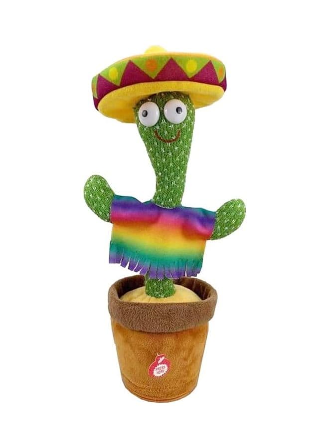 Electric Dancing Cactus Plant Stuffed Toy With Music