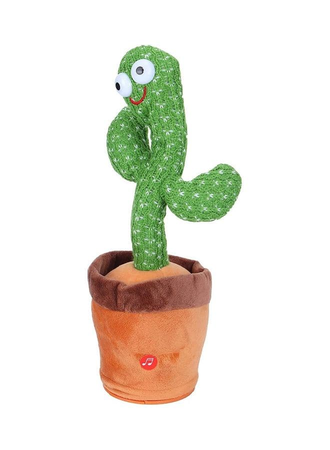Electric Dancing Cactus Plant Stuffed Toy With Music
