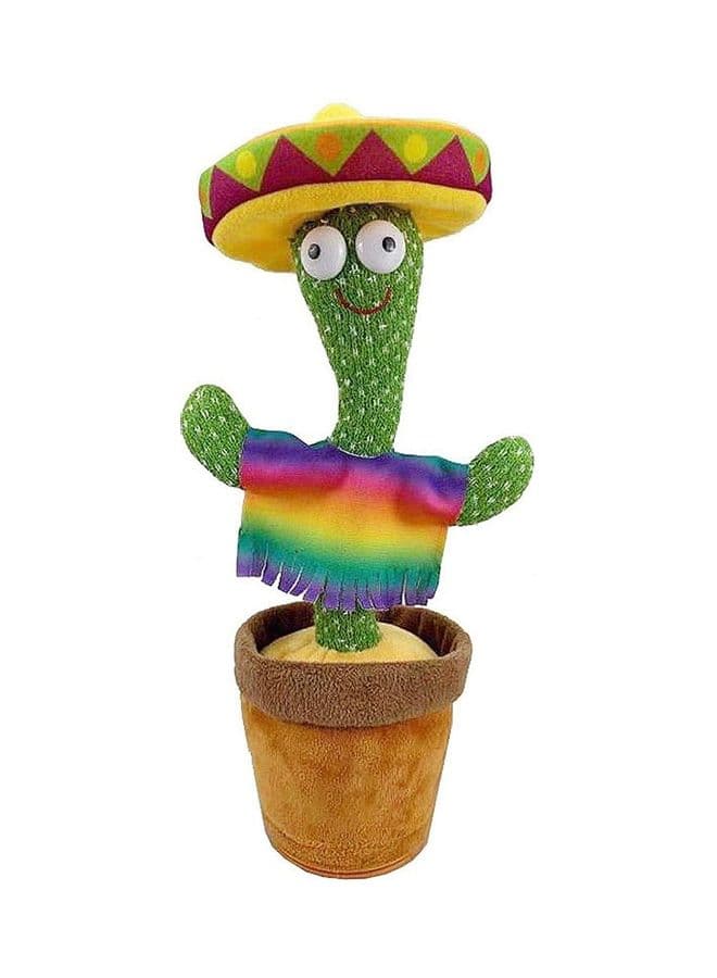 Electric Dancing Cactus Plant Stuffed Toy With Music