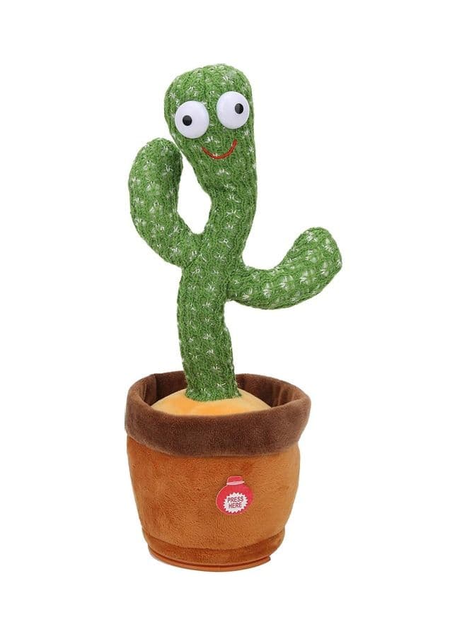 Electric Dancing Cactus Plant Stuffed Toy With Music