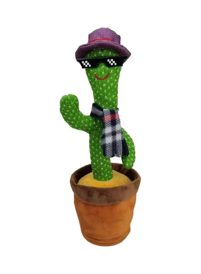Electric Dancing Cactus Plant Stuffed Toy With Music