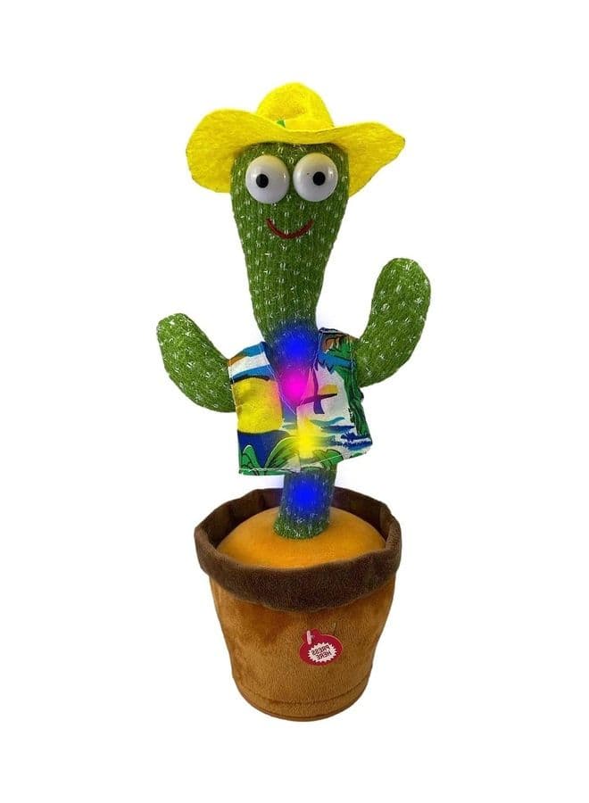 Electric Dancing Cactus Plant Stuffed Toy With Music