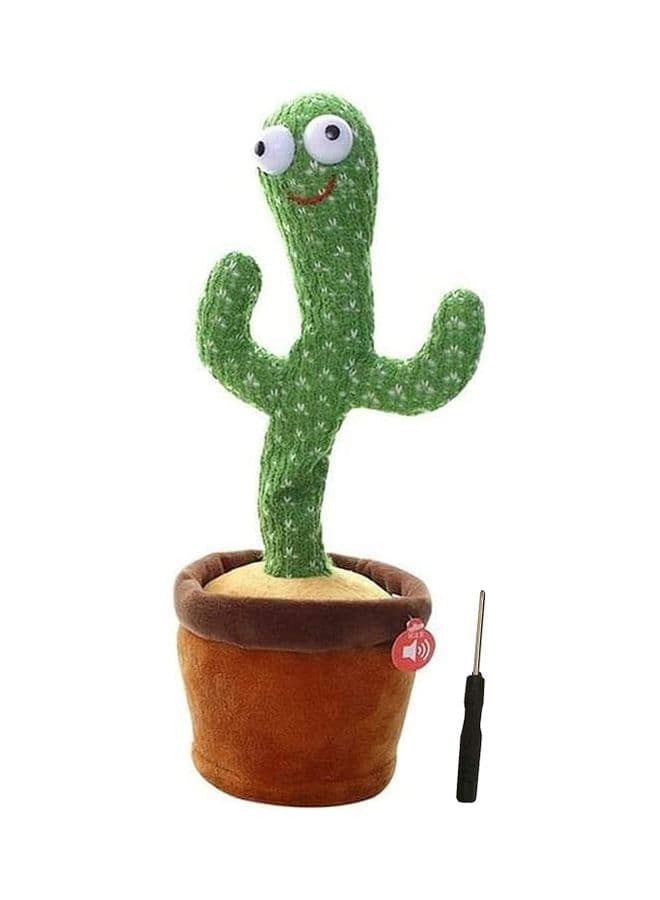 Electric Dancing Cactus Plant Stuffed Toy With Music