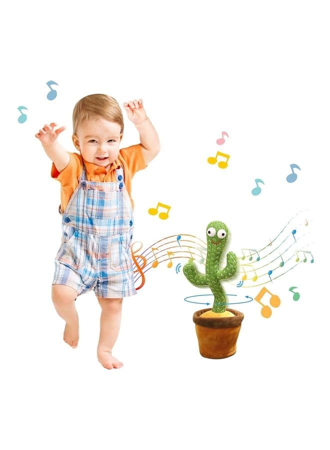 Electric Dancing Cactus Plant Stuffed Toy With Music