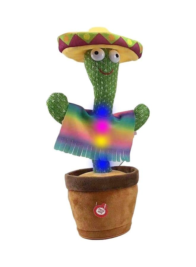 Electric Dancing Cactus Plant Stuffed Toy With Music