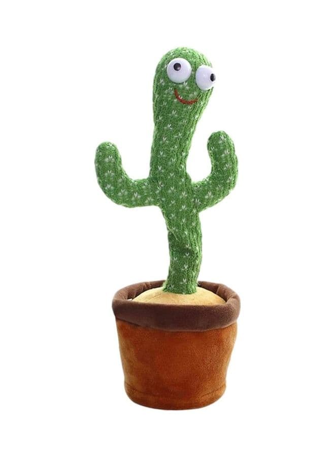 Electric Dancing Cactus Plant Stuffed Toy With Music