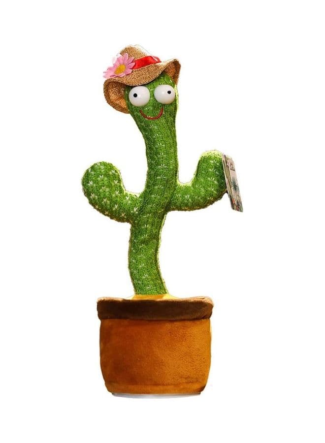 Electric Dancing Cactus Plant Stuffed Toy With Music