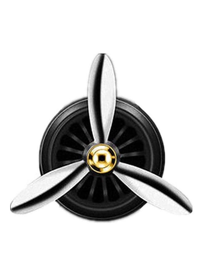 Car Air Vent Perfume 3 Fans With Led Lights Clip Air Freshener Car Styling Solid Decoration