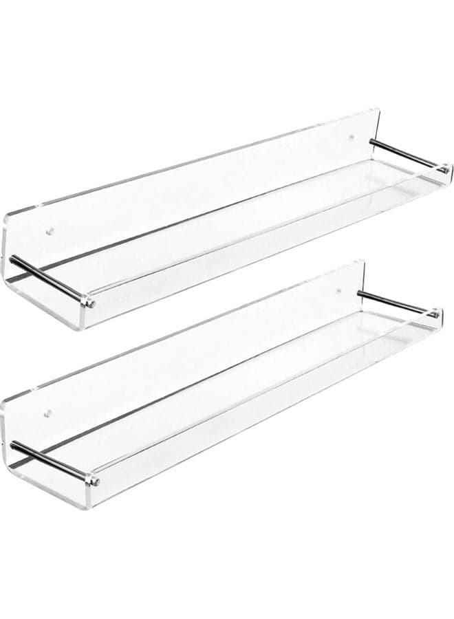 2-Piece Display Stand Set Clear