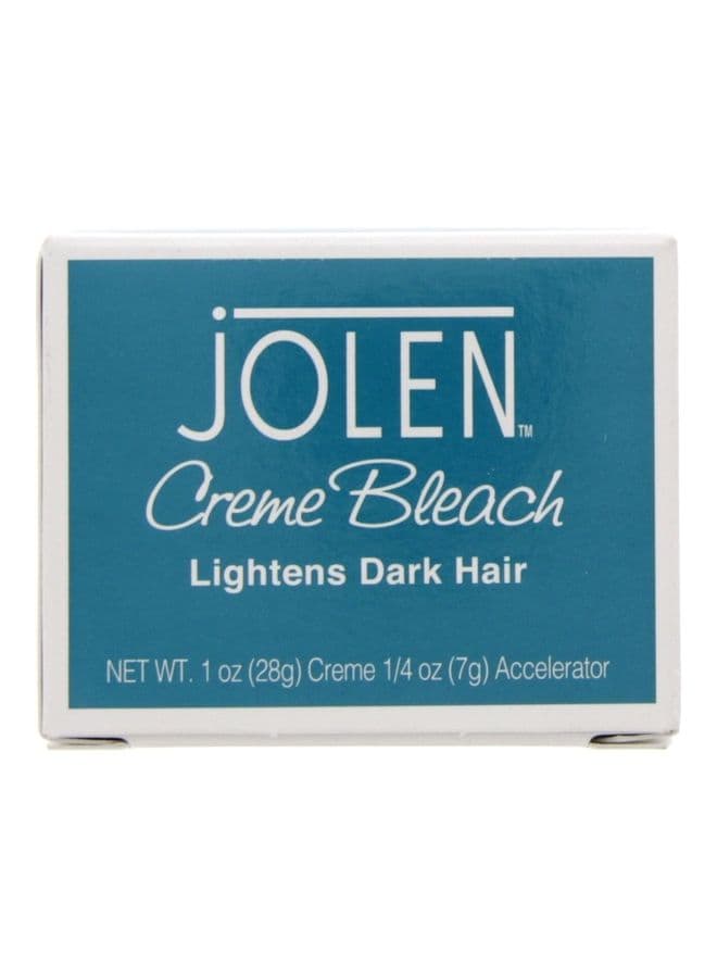 Creme Bleach Lightens Dark Hair Cream Blue/White 28grams