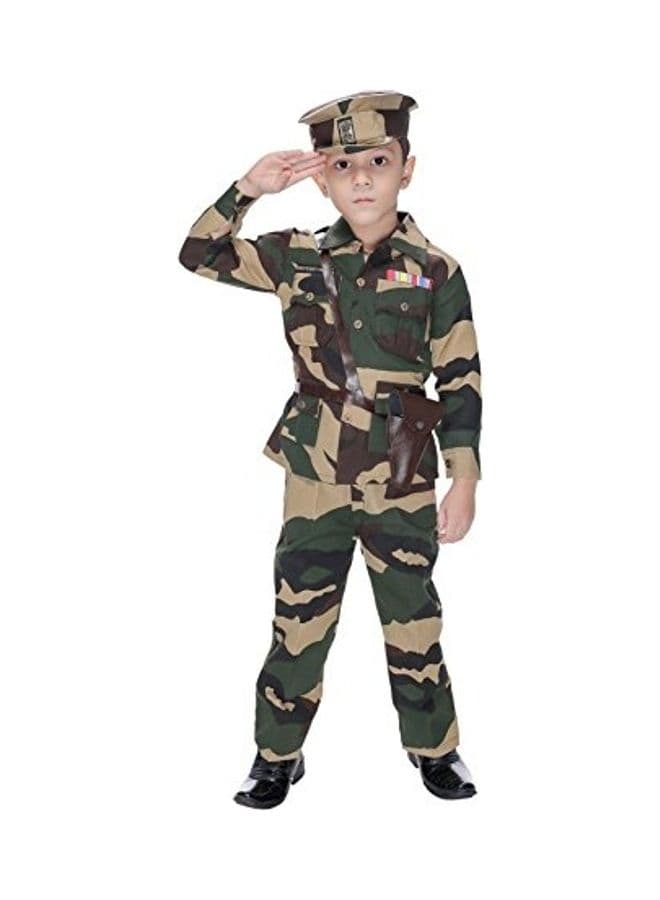 Smuktar Garments Army Costume for Kids 1-2 Years 12 X 9 X 2inch