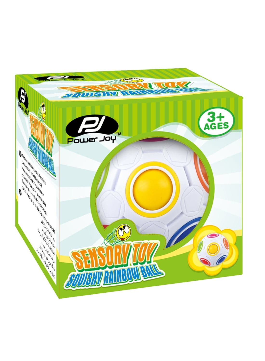 Sensory Toy Squishy Rainbow Ball 10cm