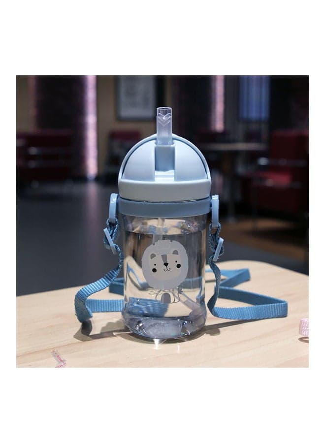 Lion Leak Proof Water Bottle With Straw