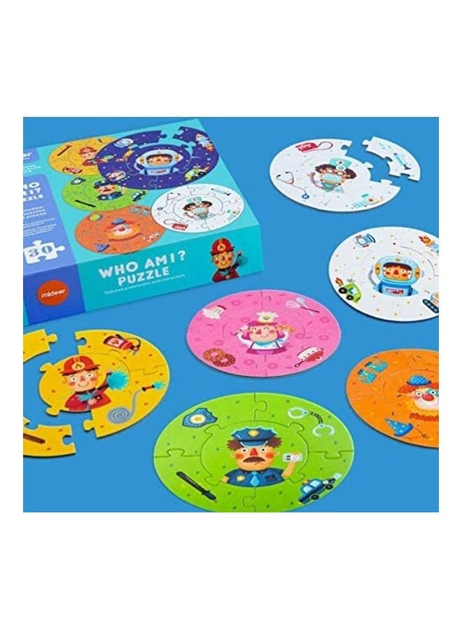 Round Puzzle Who Am I?