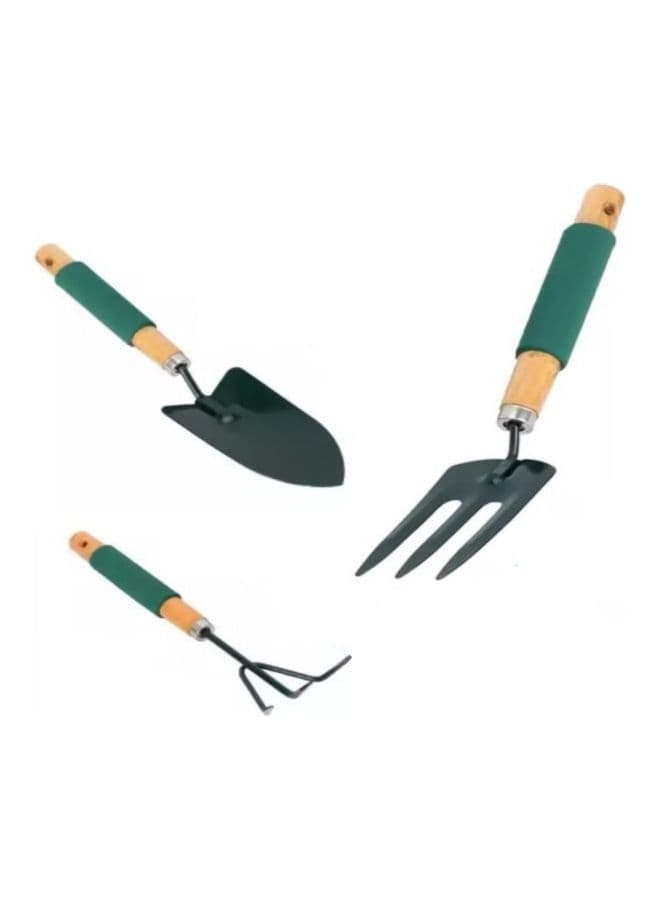 3-Piece Garden Tool Set Multicolour