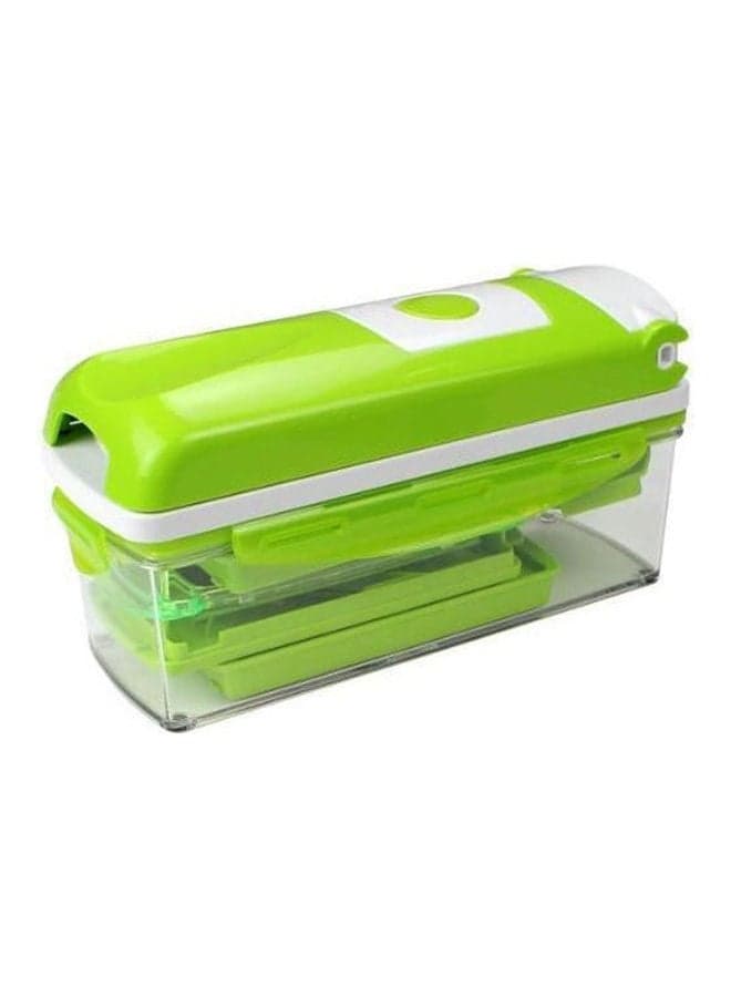 Manual Fruit & Vegetable Slicer Green