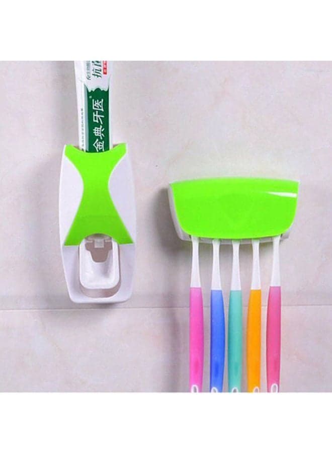 Automatic Toothpaste Squeezing Device Green