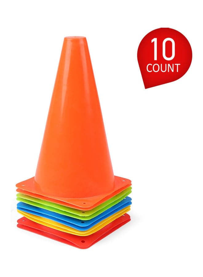 10-Piece Training Road Cones