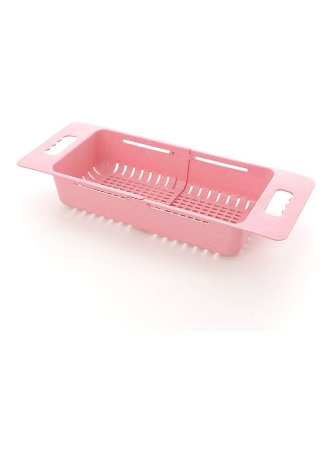 Kitchen Sink Drain Rack Pink 38 x 18.5 x 8cm