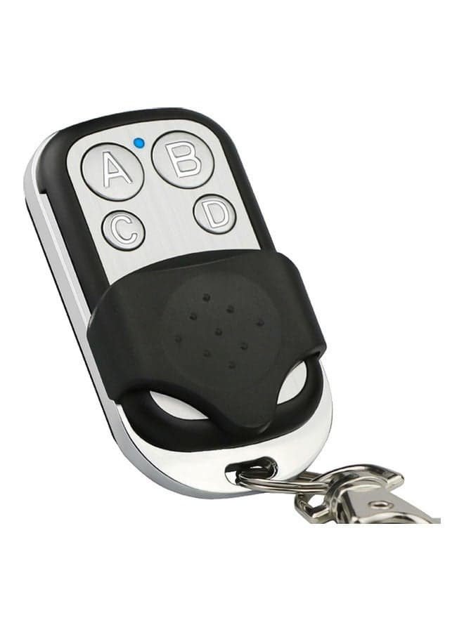 Garage Duplicator Remote Control Key Fob with Cover Protection Silver/Black