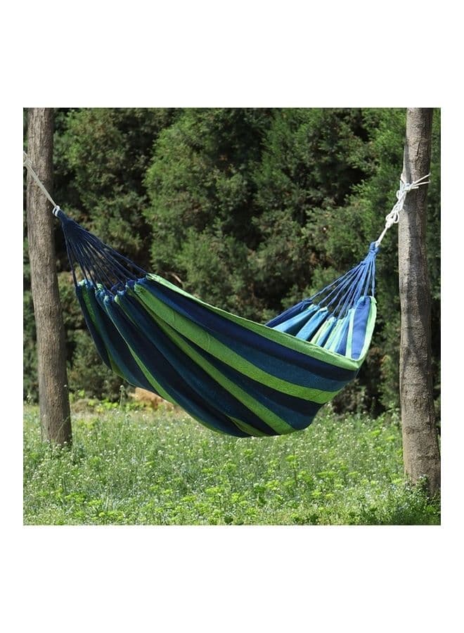 Thick Canvas Outdoor Hammock Swing Multicolour