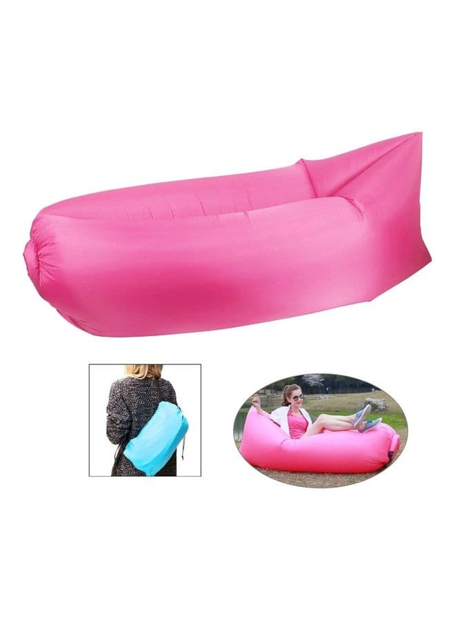 Inflatable Air Bag Sofa Magenta 185 X 75 X 50cm