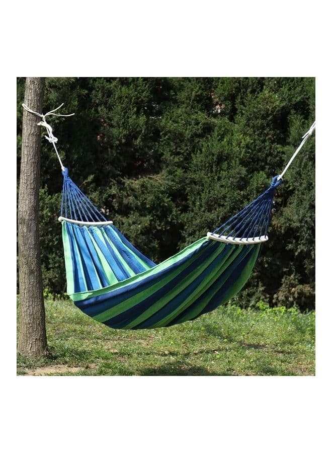 Thick Canvas Outdoor Hammock Swing Multicolour