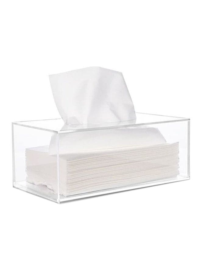 Clear Acrylic Tissue Box Clear 22.5x12x9cm