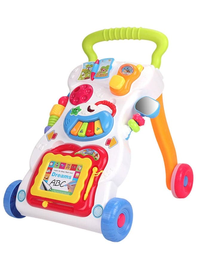 Multifunctional Anti-Rollover Sit-To-Stand Baby Walker