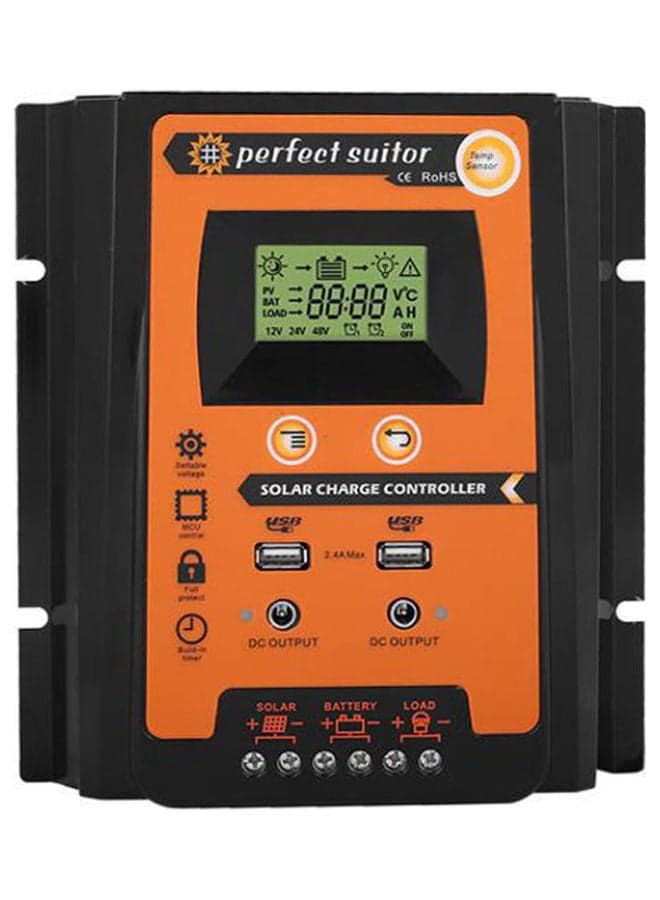Solar Charge Controller Orange/Black