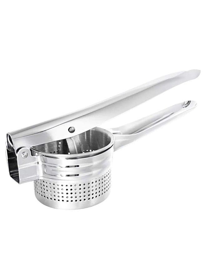 Stainless Steel Potato Ricer and Masher Silver 9x27x5centimeter