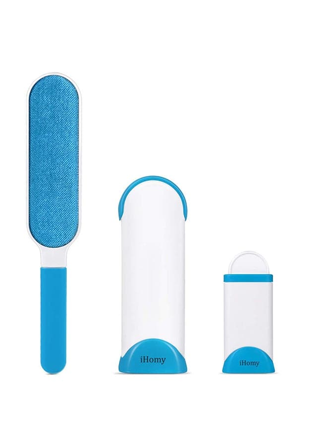 Lint Brush-Pet Hair Remover Brush Blue/White ‎130grams
