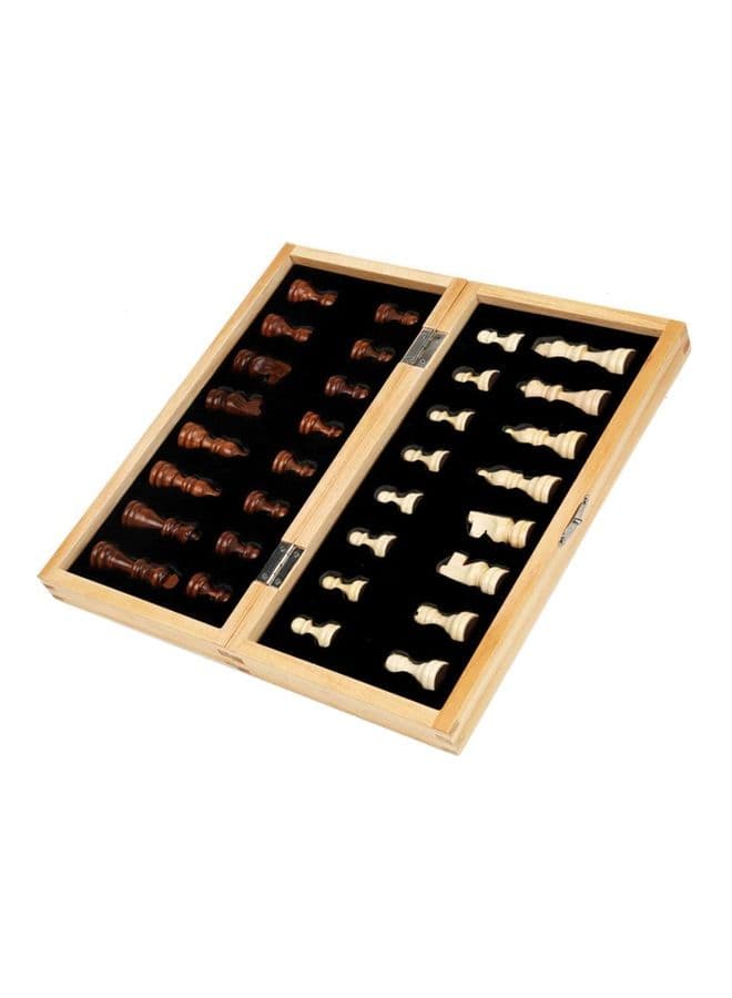 Magnetic Solid Wood Foldable Chessboard Game