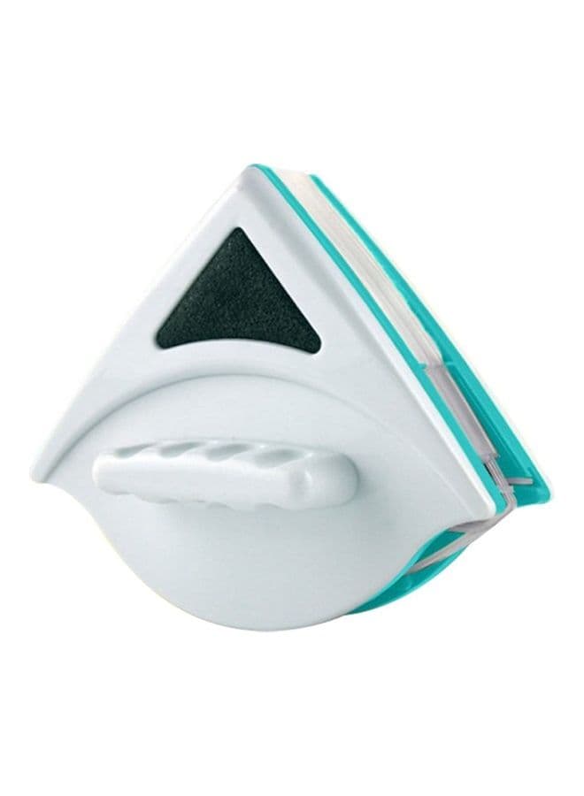 Double Side Glass Cleaner Wiper White/Green