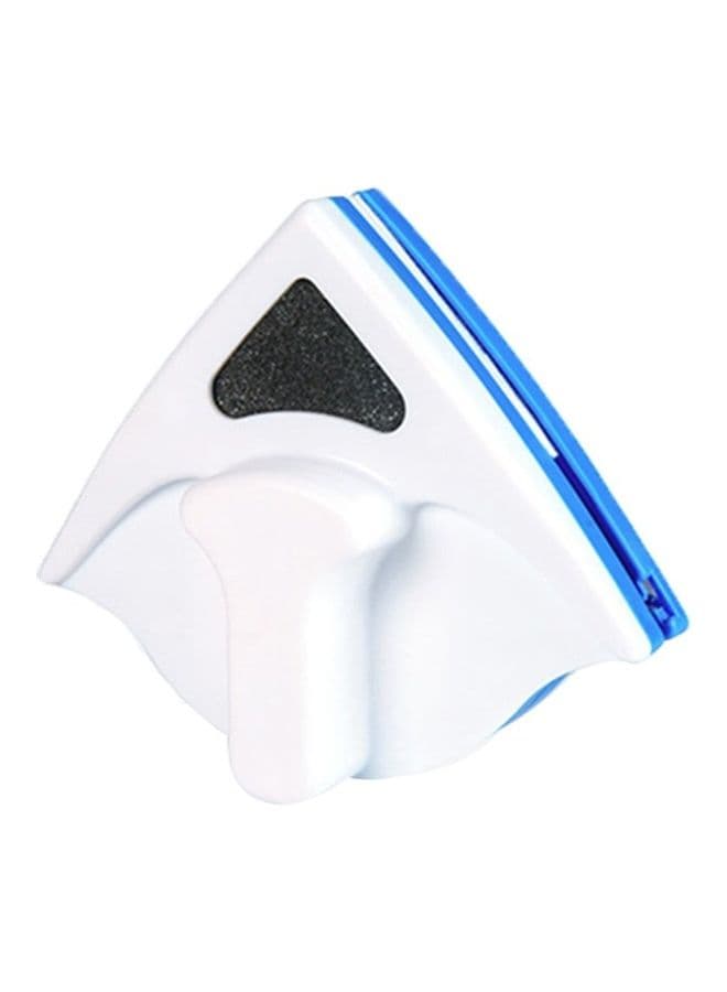 Double Sided Magnetic Window Glass Cleaner Wiper Blue/White