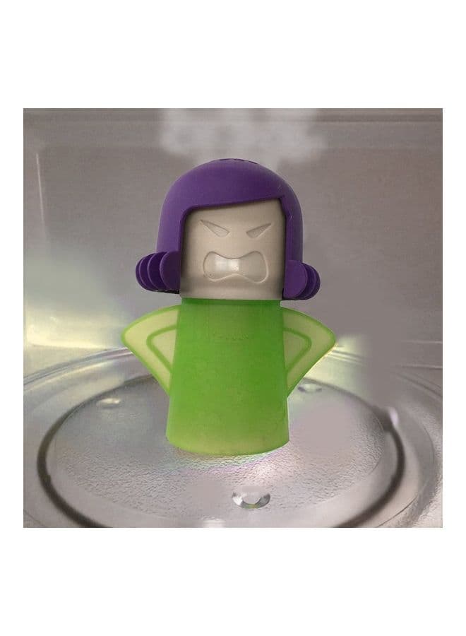 Plastic Microwave Oven Steam Cleaner Green