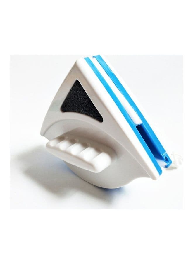 Double-layer Magnetic High-rise Window Glass Wiper White/Blue