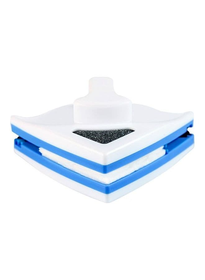 Double-Sided Household Cleaning Glass Wiper Blue/White