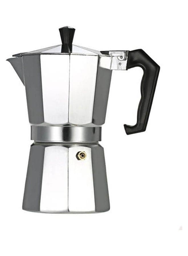 9-Cup Aluminum Espresso Percolator Coffee Stovetop Maker Mocha Pot Silver 3cm