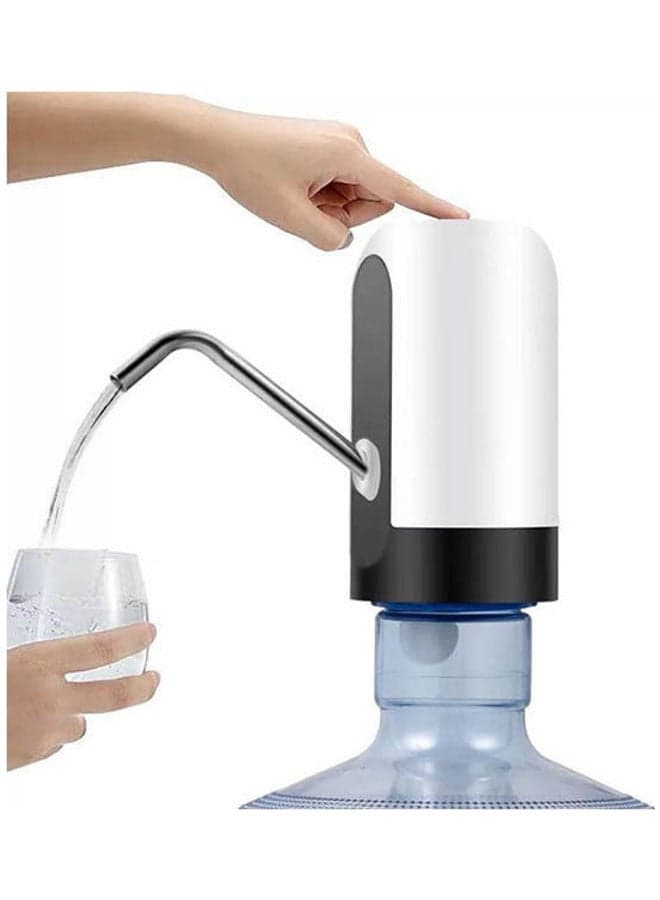 Water Bottle Electric Pump Rechargeable Electrical Wireless Dispenser Multicolour 302grams