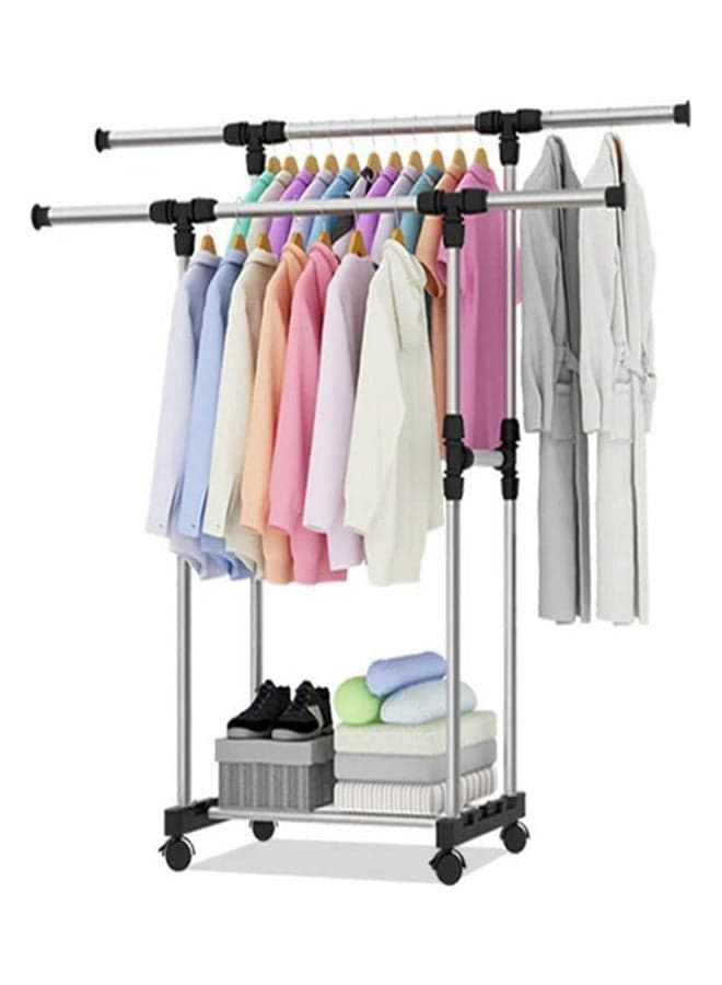 Clothes Stand Metal Silver 1800grams
