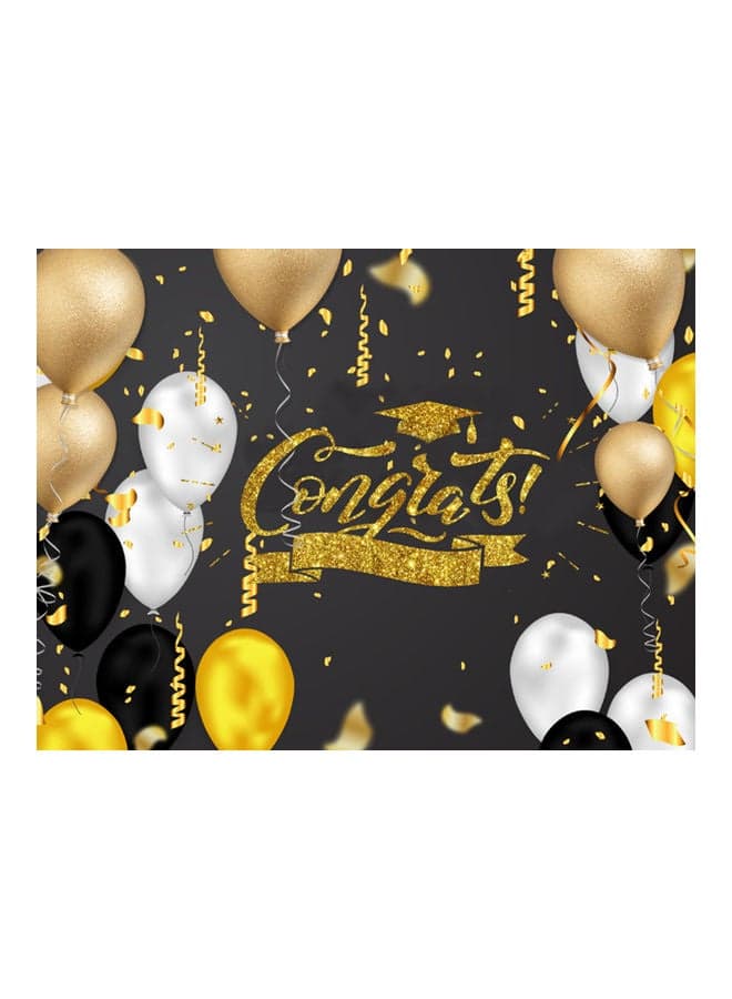 Vinyl Class Graduation Prom Photography Backdrop Multicolour