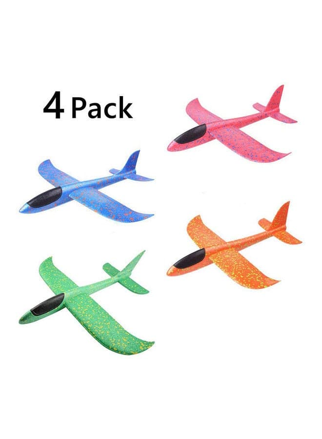 4-Piece Manual Throwing Glider Aircraft Set