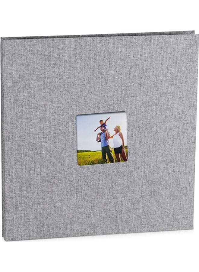 40-Page Self Adhesive Photo Album Grey