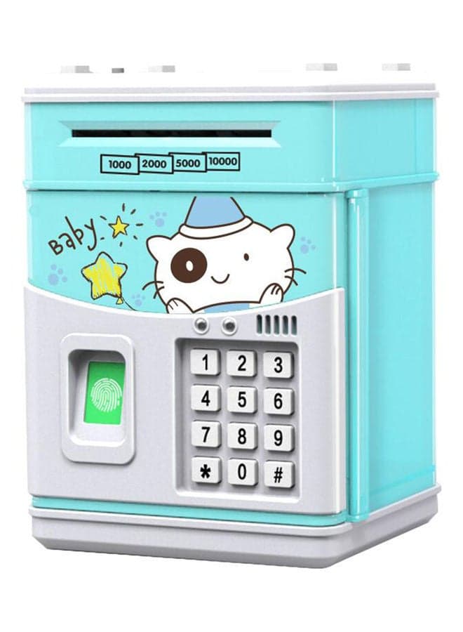 Electronic Piggy Bank Light Blue