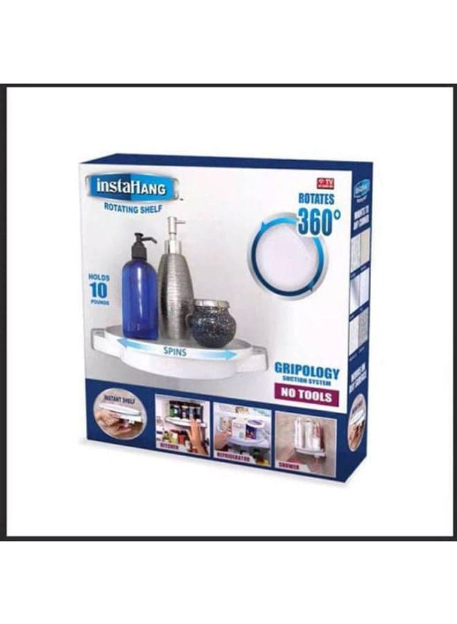 Rotating Shelf For Kitchen White