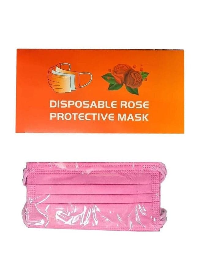 Disposable Rose Fragrance 3 Ply Protective Face Mask