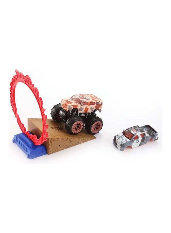 Four drive Inertia Hummer Toy